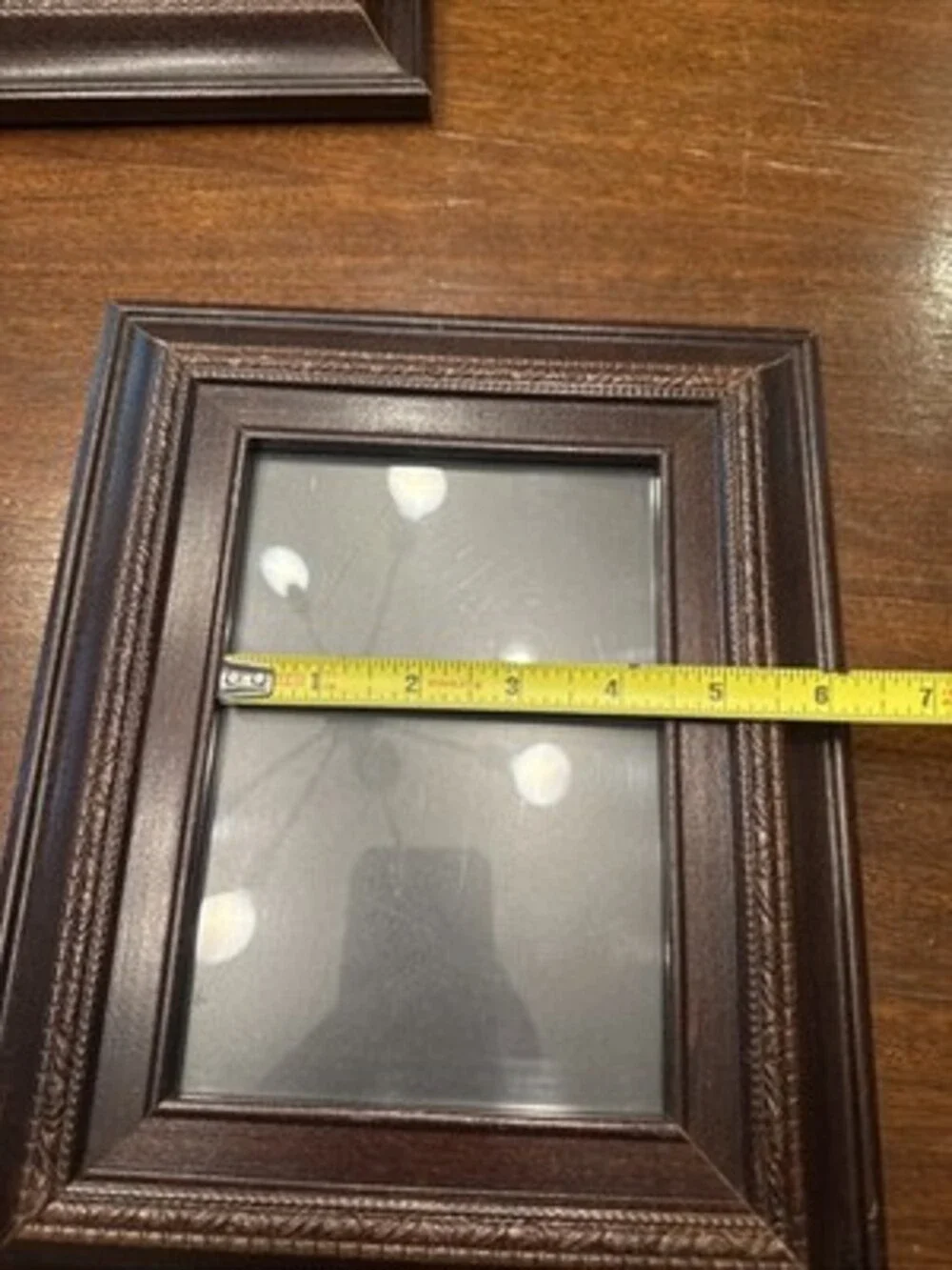 Vintage Olan Mills 5”x7” Solid Wood Picture Frames Set Of 2